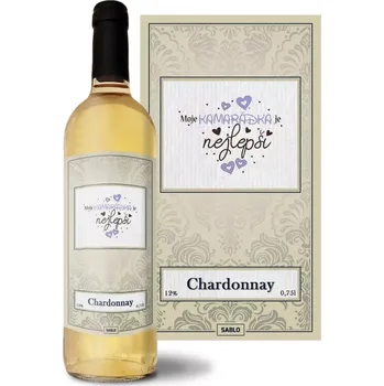 Víno Sablio Bílé víno Moje kamarádka je nejlepší: 0,75 l