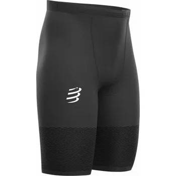 Běžecké oblečení Pánské kompresní běžecké šortky Compressport RUN UNDER CONTROL SHORT T3 Černá, Bílá