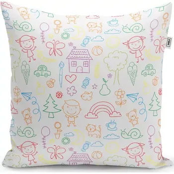 Polštář Sablio Polštář Barevná školka - 50x50 cm