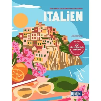 Cestování Italien - Das große Ausmalbuch nach Zahlen - Caroline Drogo