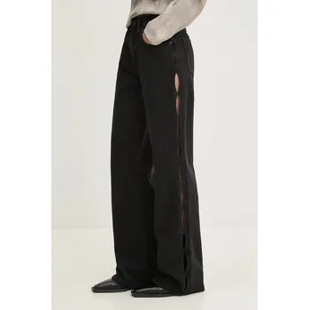 Dámské džíny Džíny PURPLE BRAND WIDE SIDE CUT OUT D2001.WCBL224 černá 99J, vel. 26