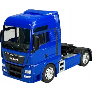 autíčko WELLY MAN TGX XXL MODRÝ 1:32 NÁKLADNÍ AUTO TIR TAHACÍ VOZIDLO NOVÝ MODEL KOVOVÝ 32650