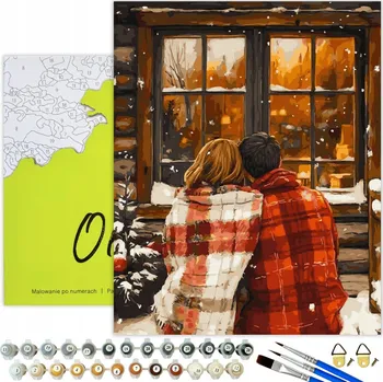 MALOVÁNÍ PODLE ČÍSEL Vánoční Motivy Obrázky k Malování Podle Čísel S Rámem Oh Art!