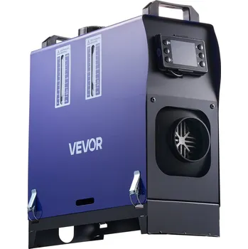 Průmyslové topidlo Vevor Dieselový ohřívač vzduchu 8 kW, 12/24V, 5 l nádrž, dálkové ovládání