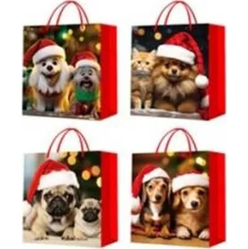 Set školních potřeb Torebka prezentowa L Boże Narodzenie brokat mix (pl, 2000, W&K)