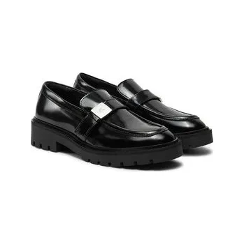 Pánská móda Calvin Klein Jeans Loafersy Flatform Shoe Driver Hdw YW0YW01657 Černá 39