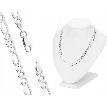 Řetízek PÁNSKÝ ŘETÍZEK STŘÍBRNÝ ŘETĚZ ryzosti 925 FIGARO 60cm