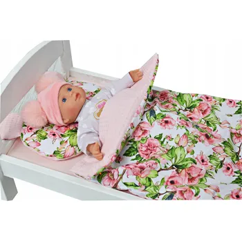Povlečení POVLEČENÍ PRO PANENKY DO KOČÁRKU POSTÝLKY KOLÉBKY PEŘINKA POLŠTÁŘEK VAFLE BAVLNA
