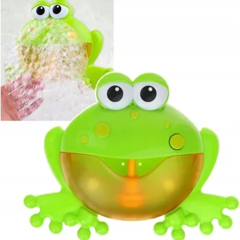 Hračka pro nejmenší ŽABKA STROJEK GENERÁTOR NA VÝROBU PĚNY BUBLINEK DO VANY KE KOUPÁNÍ