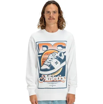 Pánská mikina mikina DC Manteca Tribute Crew - WBB0/White XL
