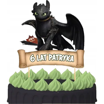 Obraz ZÁPICH DO DORTU Narozeninový Sto let JAK VYCVIČIT DRAKA ŠTĚPÁNEK TOPPERY