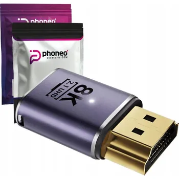 IP kamera ADAPTÉR PŘEVODNÍK PRODLUŽOVACÍ HDMI KABEL PHONEO 48GBPS 8K A1