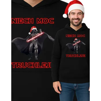 Pánská mikina Mikina Vánoční Star Wars s vtipným potiskem Santa Clause R-S a471