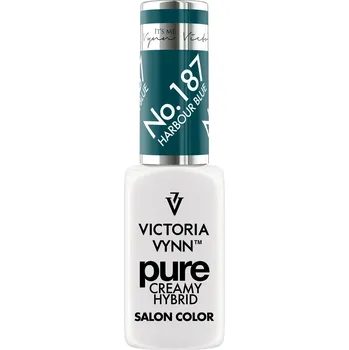 Lak na nehty Hybridní lak barevný lak Victoria Vynn 187 Harbour Blue 8 ml