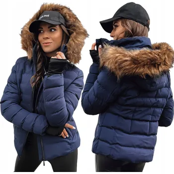 Dámská prošívaná zimní ZIMNÍ BUNDA S KAPUCÍ vel velikost S