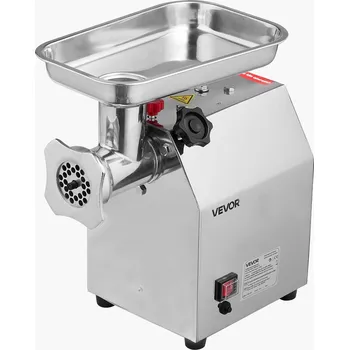 Kuchyňský mlýnek Vevor Elektrický mlýnek na maso #12, 850W, 3,2 kg/min, 2 nože, 2 sítka