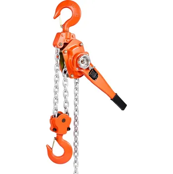 Vevor Ruční řetězový kladkostroj 6t, zdvih 6m, řetěz G80, 360° háky