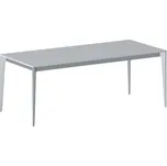 Jednací kancelářský stůl PRIMO ACTION, 200x90 cm, šedostříbrná podnož, šedá 152065363