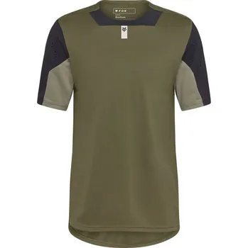 Cyklistické oblečení Dres - FOX Defend Ss Jersey 2025 - Olive Green M