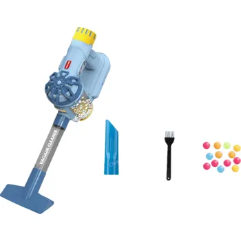 Dětský spotřebič Dětský elektrický vysavač 2 v 1 se světlem a zvukem Simulační sada na úklid s doplňky Vzdělávací hračka pro dívky a chlapce od 3 let modrá