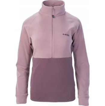 Dámská mikina DÁMSKÁ FLEECOVÁ MIKINA MIKINA s půl zipem, HI-TEC Lady Rivano, velikost XL