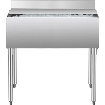 Vevor Box na led 95,3 l nerez 35.9×19×37 in posuvné víko s nožičkami