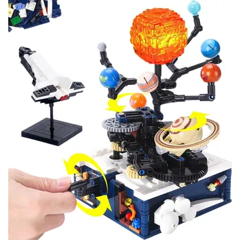 ostatní stavebnice STAVEBNICE NAUČNÁ HRA SLUNEČNÍ SOUSTAVA PLANETY VĚDA se Světlem 775 dílů