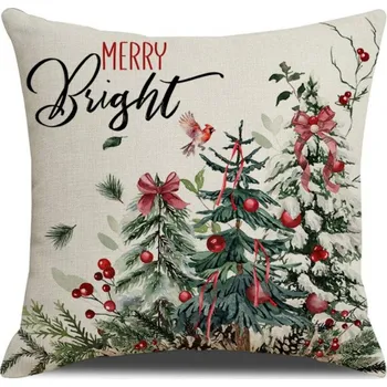 Povlak na polštářek Flamenco Mystique Povlak na polštář 45 x 45 cm Vánoční motiv BOHO POD252