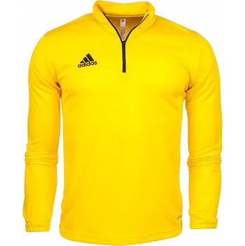 Pánská mikina ADIDAS ENTRADA 22 TRAINING TOP HI2128 PÁNSKÁ TRÉNINKOVÁ MIKINA ŽLUTÁ M