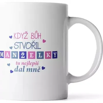 Sablio Hrnek Když Bůh stvořil manželky - 200 ml - espresso