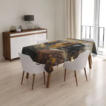 ubrus Sablio Ubrus Žlutý školní autobus - 90x90 cm