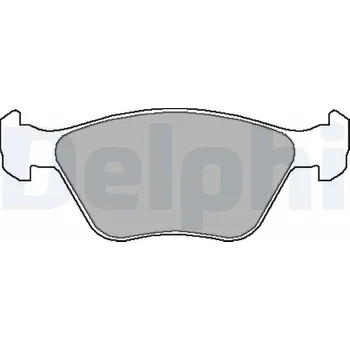 Brzdová destička Sada brzdových destiček, kotoučová brzda DELPHI LP1602