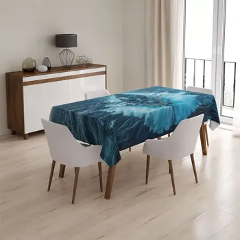 ubrus Sablio Ubrus Válečná loď prorážející oceán - 90x90 cm