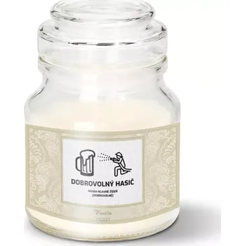 Svíčka Sablio Svíčka Dobrovolný hasič - 120 g