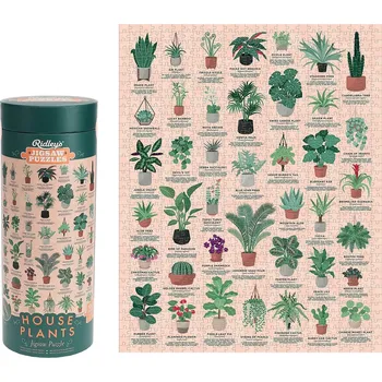 Puzzle Puzzle Pokojové rostliny 1000 dílků RIDLEY'S GAMES