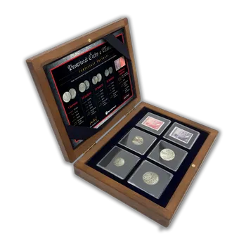 Protektorát Čechy a Morava - sada mincí a poštovních známek