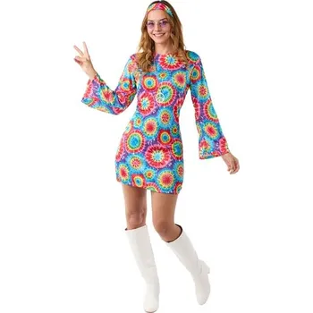 Karnevalový kostým Funiglobal - Kostým Hippie ze 60. Let pro ženy - XXL