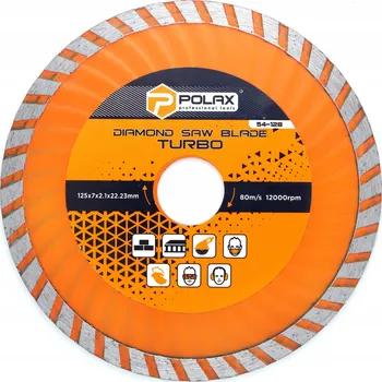 Řezný kotouč Diamantový kotouč na betonu Turbo 125x7x2.1x22.23 Polax