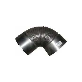 Kouřovod Kouřové koleno ke kamnům, průměr 130 mm, tloušťka 0,5 mm