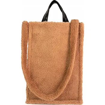 Kabelka Szaleo shopper taška polyester hnědá