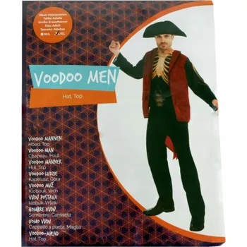 Karnevalový kostým VOODOO KOSTÝM PRO MUŽE HALLOWEEN M/L