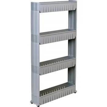 Koupelnový nábytek Koupelnová skříňka na kolečkách Gockowiak 54 x 101,5 x 12,5 cm šedá