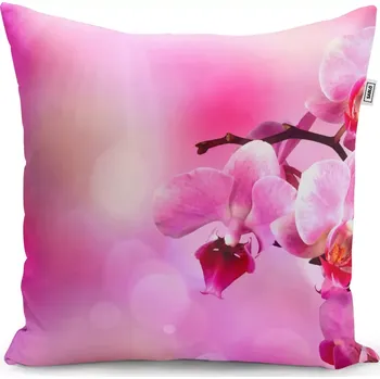Polštář Sablio Polštář Květy orchideje - 40x40 cm