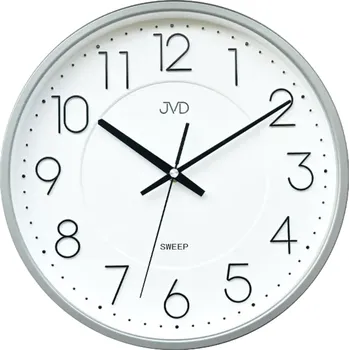 Hodiny Plastové designové stříbrné hodiny JVD HX2495.1