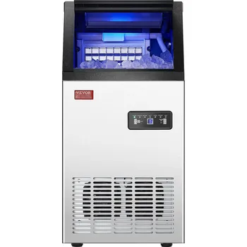 Výrobník ledu Vevor Výrobník ledu 100lbs/24H, 36 kostek/15 min, zásobník 28lbs, led