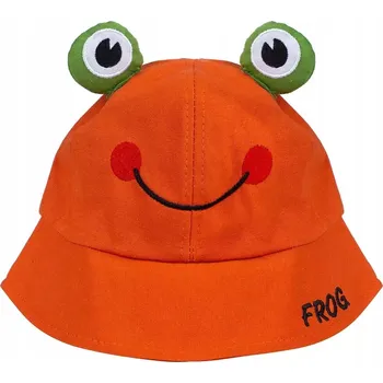 Čepice Dětský klobouk hluboký čepice žabka očka