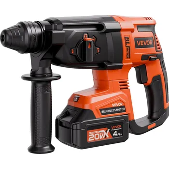 Vrtačka Vevor Akumulátorové bezuhlíkové vrtacie kladivo 20V sds-plus 1 inch