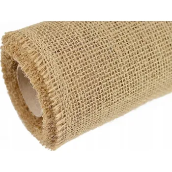 Jutová tkanina 220 g/m2, šířka 50 cm, hnědá