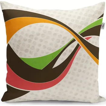 Polštář Sablio Polštář Retro abstrakce - 60x60 cm