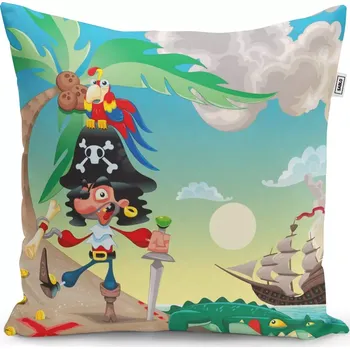 Polštář Sablio Polštář Pirát - 50x50 cm